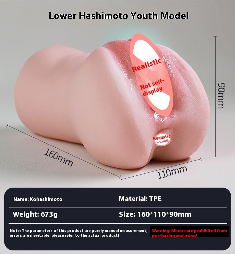 Masajeador de silicona para vagina y ano para hombres