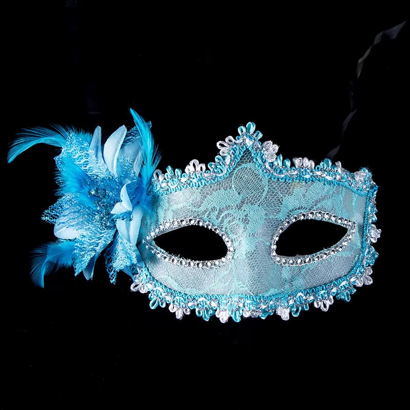 Halloween Cosplay Fox Mask Lace Sexy Eye Mask Animal Mask Half Face Erotic Lace Cat Mask Women Sexy Toys for Couple Eyes Mask