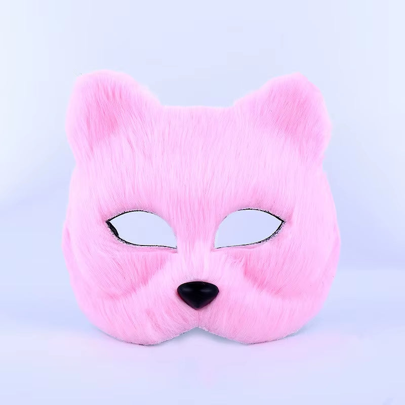 Halloween Cosplay Fox Mask Lace Sexy Eye Mask Animal Mask Half Face Erotic Lace Cat Mask Women Sexy Toys for Couple Eyes Mask