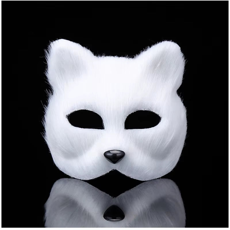 Halloween Cosplay Fox Mask Lace Sexy Eye Mask Animal Mask Half Face Erotic Lace Cat Mask Women Sexy Toys for Couple Eyes Mask