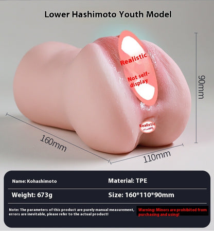 Masajeador de silicona para vagina y ano para hombres
