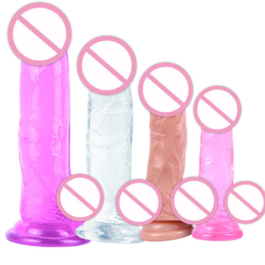 Material de silicona TPE de cristal transparente, suministros de talla grande para mujeres