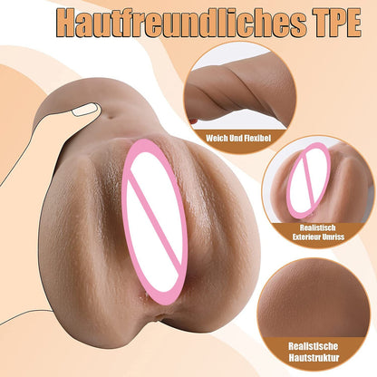 Masajeador de silicona para vagina y ano para hombres