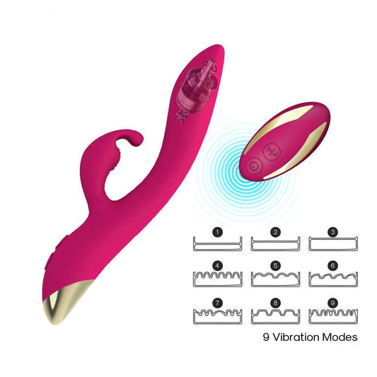 Wiederaufladbares G-Punkt-Vibratorspielzeug aus Silikon für Erwachsene und Frauen