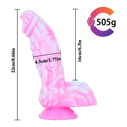 Flüssigsilikonform in verschiedenen Farben mit Drachendesign