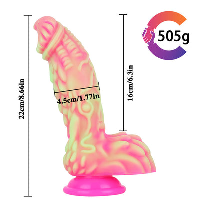 Flüssigsilikonform in verschiedenen Farben mit Drachendesign