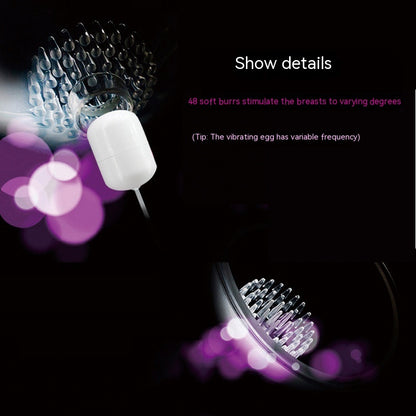 Transparenter Brustmassager aus Silikon für Frauen