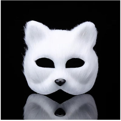 Halloween Cosplay Fox Mask Lace Sexy Eye Mask Animal Mask Half Face Erotic Lace Cat Mask Women Sexy Toys for Couple Eyes Mask
