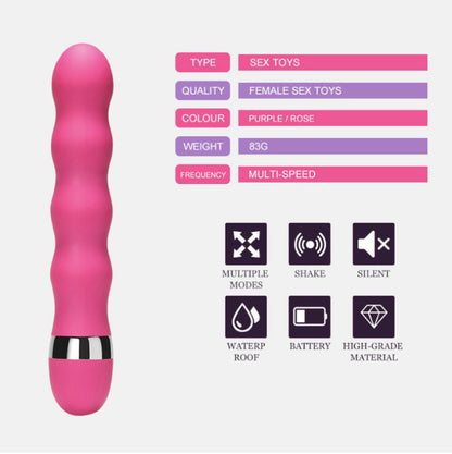 Diamant-Massagegerät mit Silikonfaden für Damen
