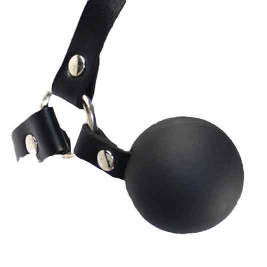 Ballknebel aus PVC-Leder, am Kopf montiertes Spielzeug für Paare