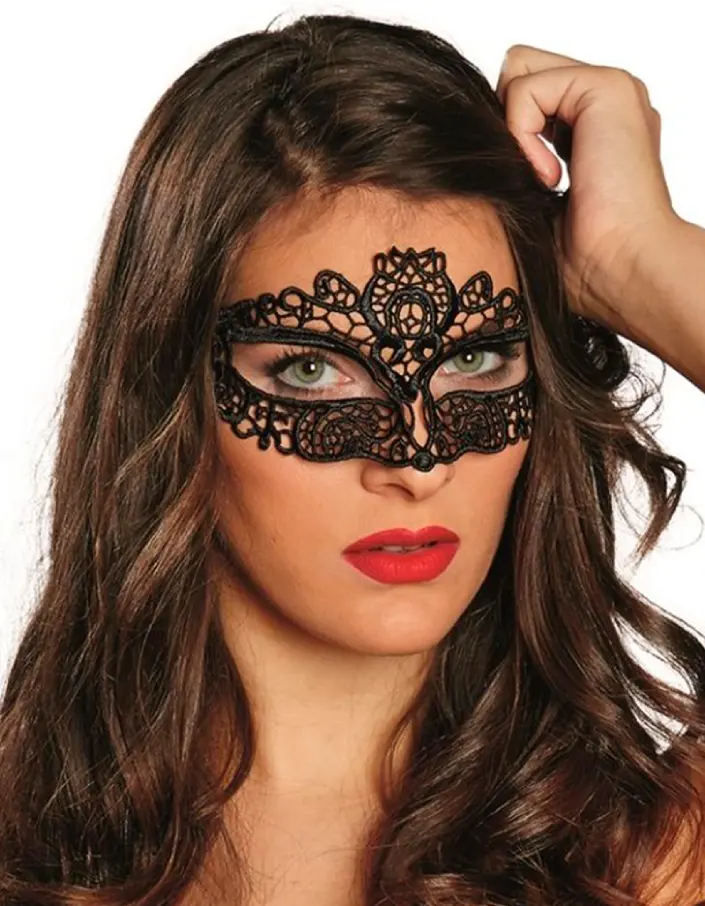 Sexys Antifaces de encaje y cuero para Mujeres y Hombres