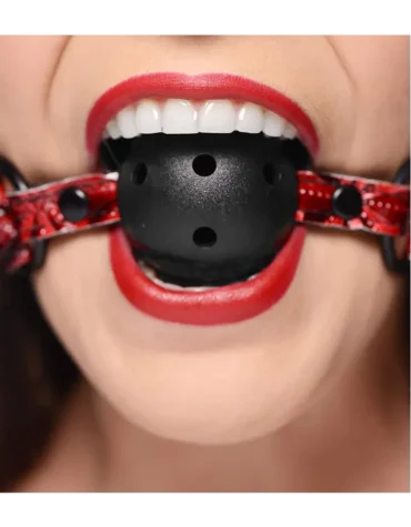 mordaza roja juegos sexuales bondage y bdsm