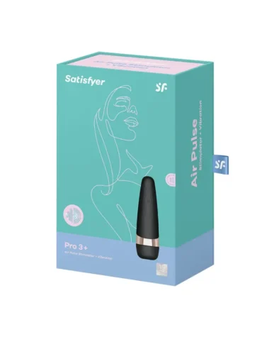 Satisfyer Vibrador estimulante de clítoris de pulso de aire Pro 3+