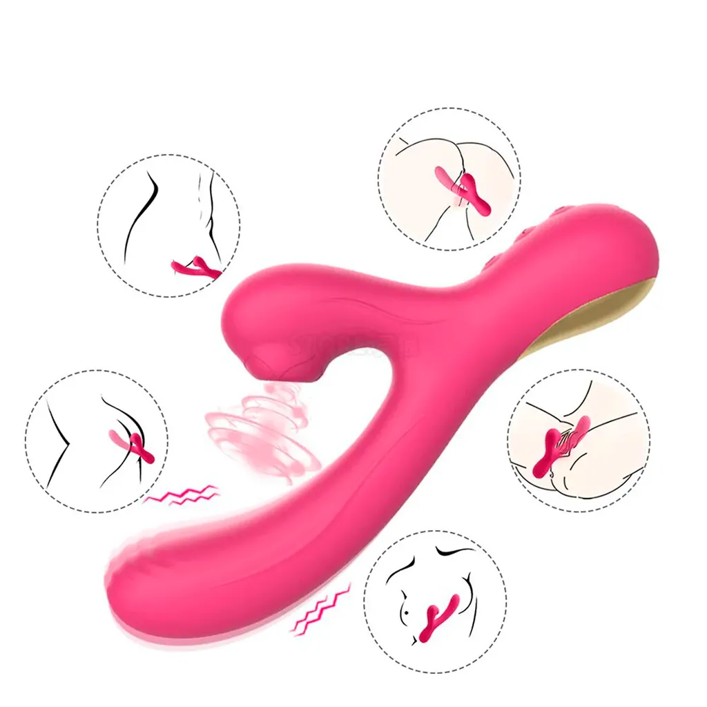 succionadores de clítoris multifunción doble estimulación para mujeres