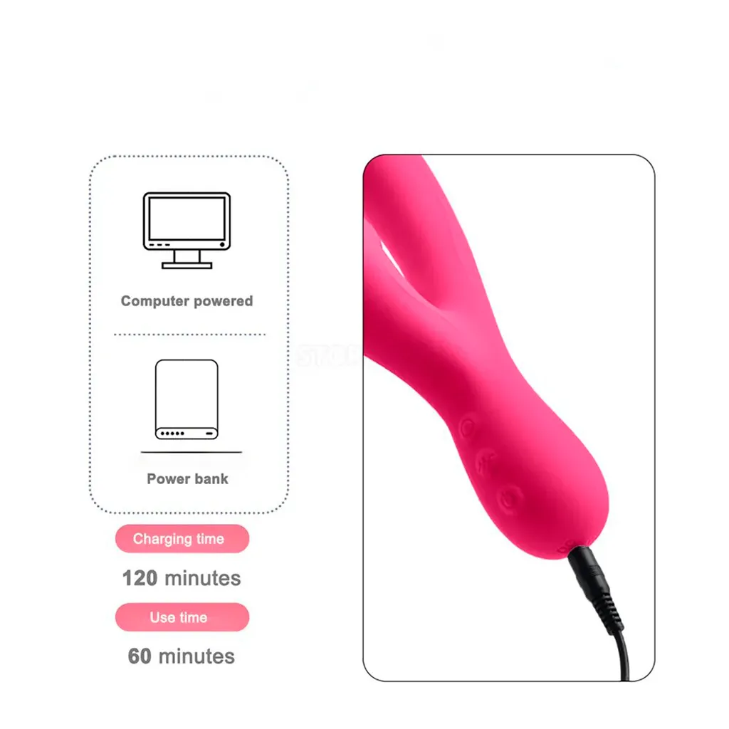vibrador usb recargable para mujer