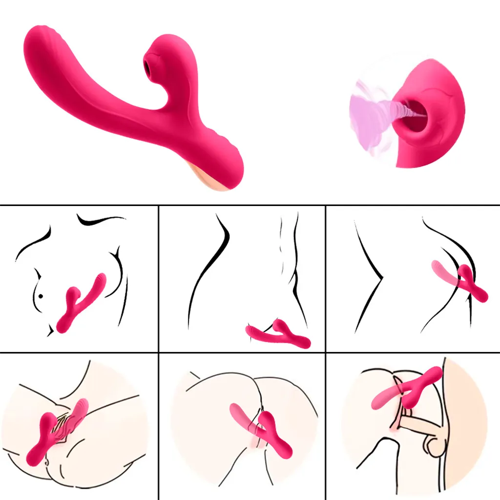 succionador de clítoris estimulación doble punto g y clitorial