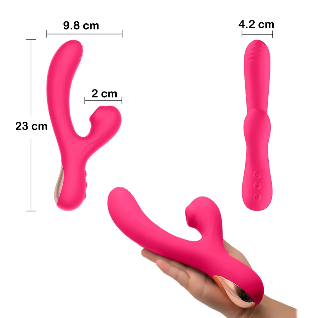 succionador de clítoris doble estimulación para mujeres