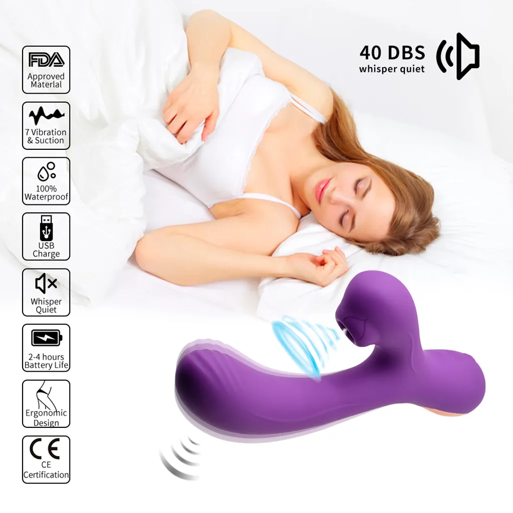 Succionador de Clítoris con Vibrador Punto G – 14 Modos de Placer - Imagen 12